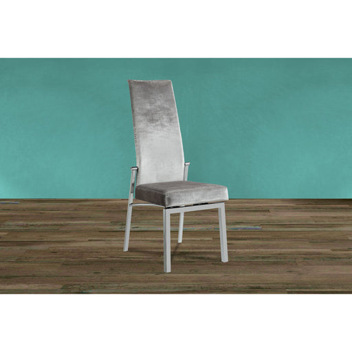 ANABEL-SC Contemporary Motion Back Side Chair w/ Chrome Frame image