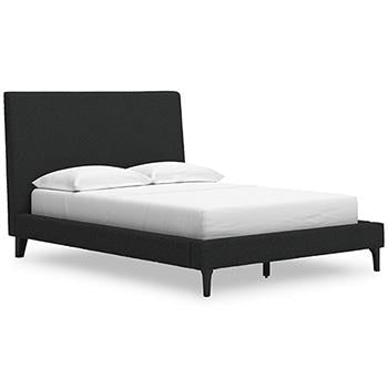 Cadmori Upholstered Bed with Roll Slats