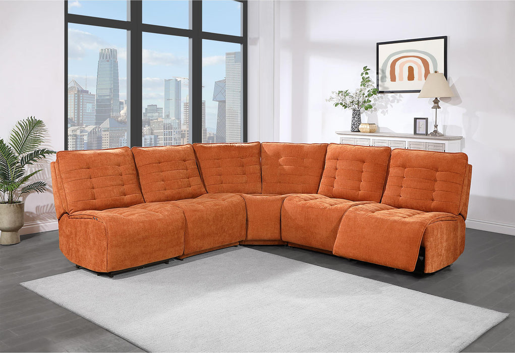 BUILD IT YOUR WAY U6066 RUST 3 POWER SECTIONAL image