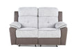 U5050 LIGHT GREY/DARK GREY 30 RECLINING LOVESEAT image