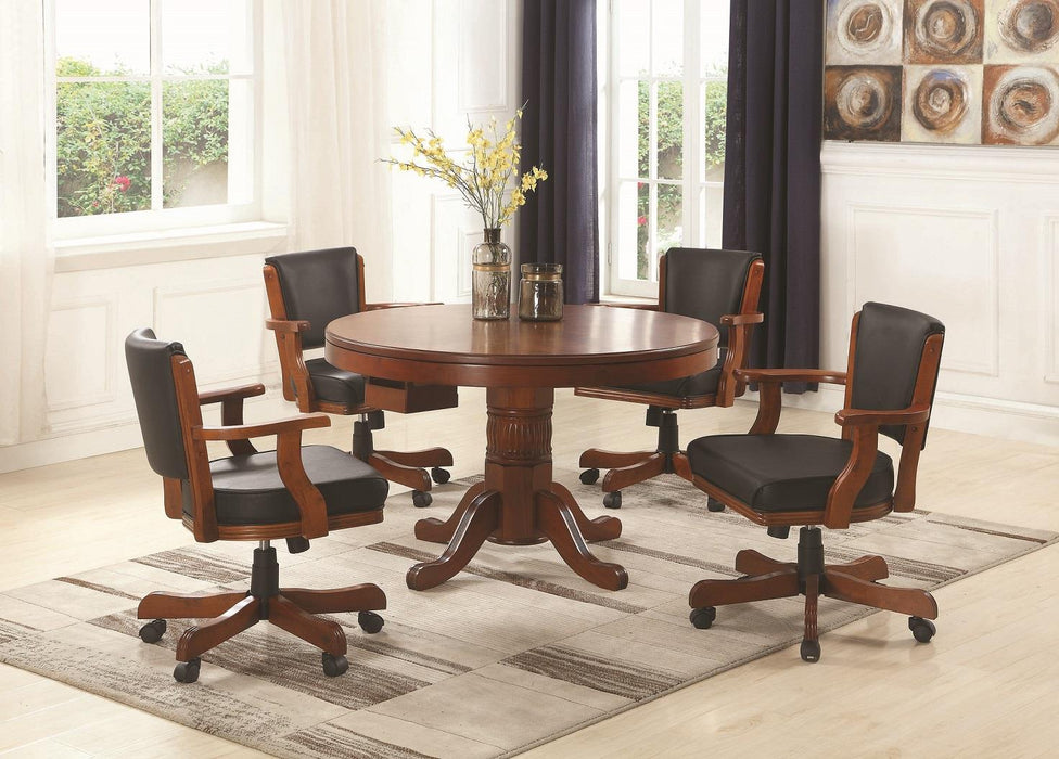 Mitchell Three-In-One Game Table and Four Arm Chairs image