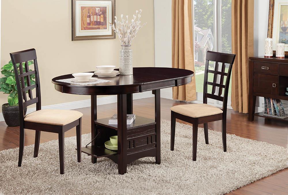 Lavon Transitional Espresso Counter-Height  Table image