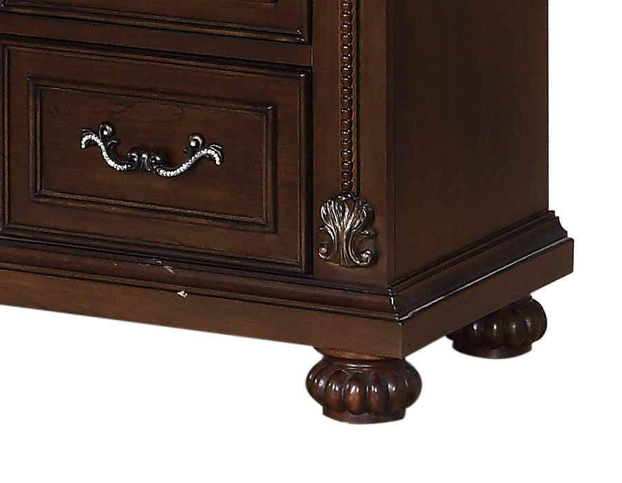 Destiny Traditional Style Dresser in Cherry finish Wood