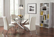 Walsh Contemporary Chrome Dining Table image