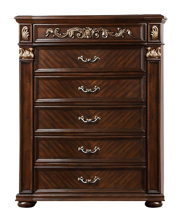 Aspen Traditional Style Chest in Cherry finish Wood