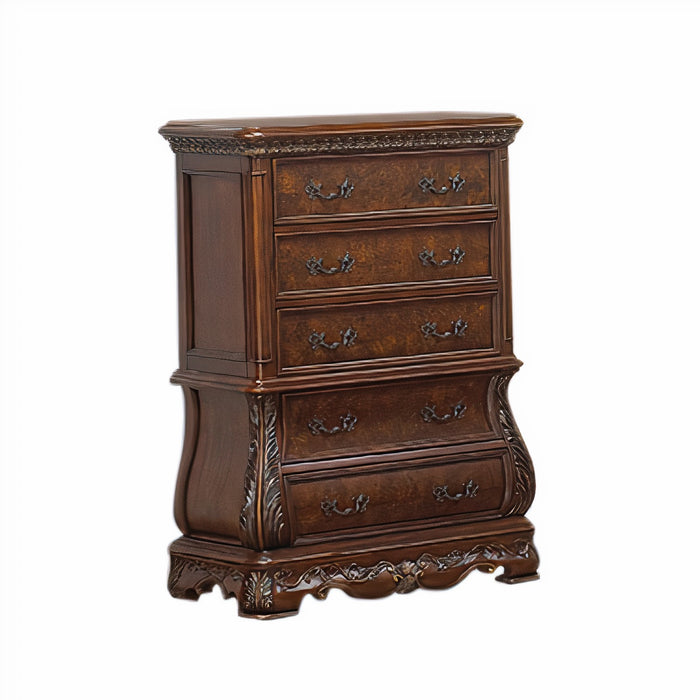 Cleopatra Traditional Style Chest in Cherry finish Wood