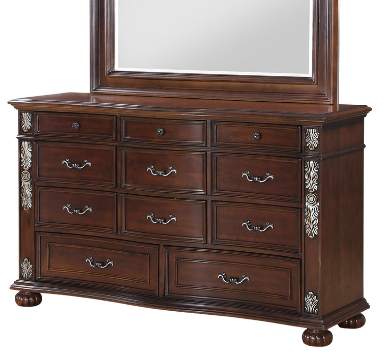 Rosanna Traditional Style Dresser in Cherry finish Wood