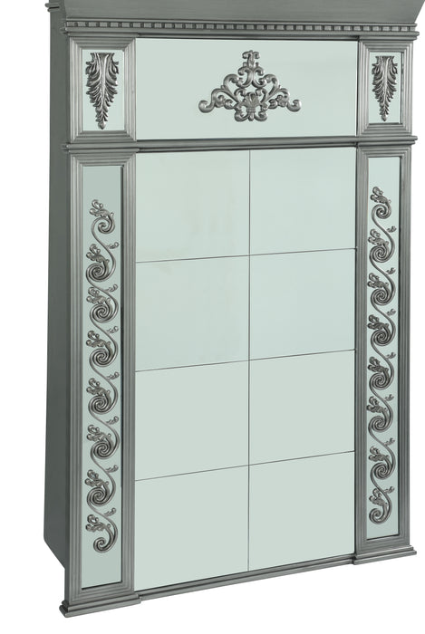 Astrid Modern Style Mirror with Metal Finish
