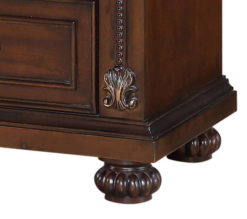 Destiny Traditional Style Nightstand in Cherry finish Wood