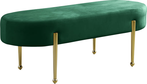 Gia Green Velvet Bench image