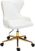 Hendrix White Faux Leather Office Chair image