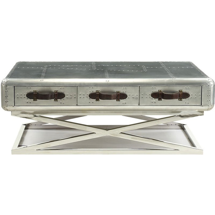 Acme Furniture Brancaster Coffee Table in Aluminum 83555 image