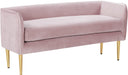 Audrey Pink Velvet Bench image