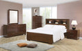 Jessica Dark Cappuccino Queen Five-Piece Bedroom Set With Storage Bed image