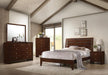 Serenity Rich Merlot California King Four-Piece Bedroom Set image