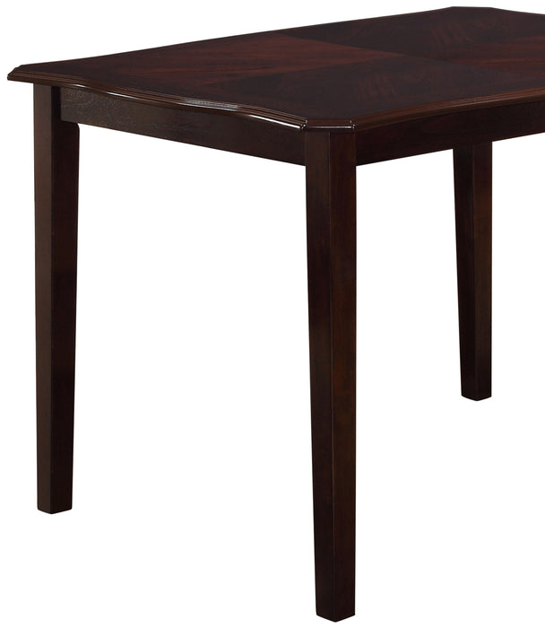 Bell Transitional Style Dining Set in Cherry finish Wood