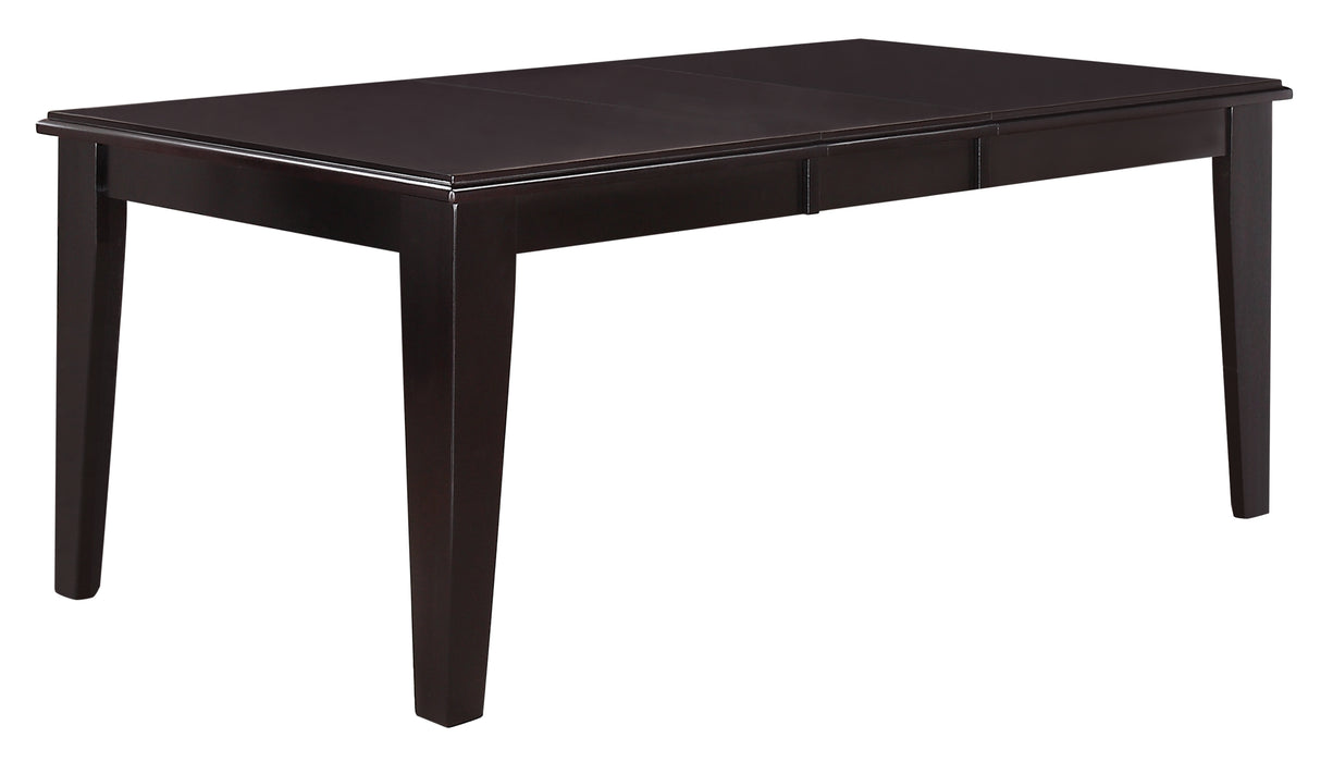 Era Transitional Style Dining Table in Espresso finish Wood