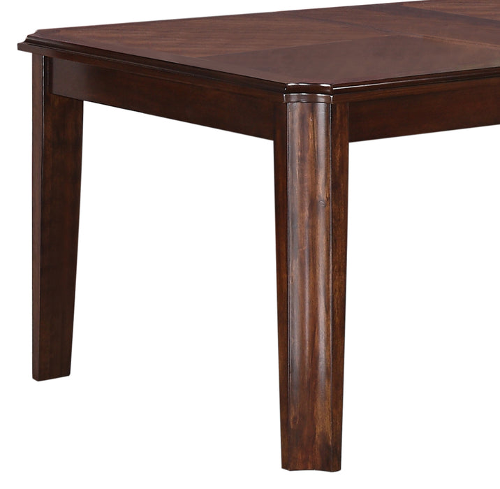 Pam Transitional Style Dining Table in Espresso finish Wood