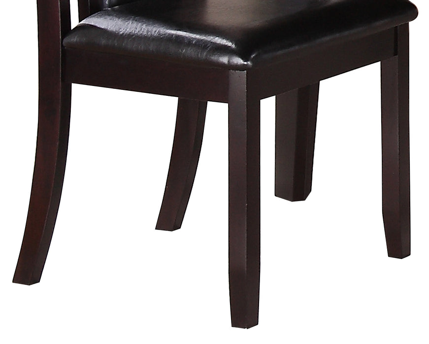 Era Transitional Style Dining Chair in Espresso finish Wood