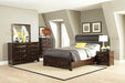 Jaxson Transitional Cappuccino Eastern King Bed image
