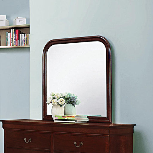 Louis Philippe Red Brown Dresser Mirror image