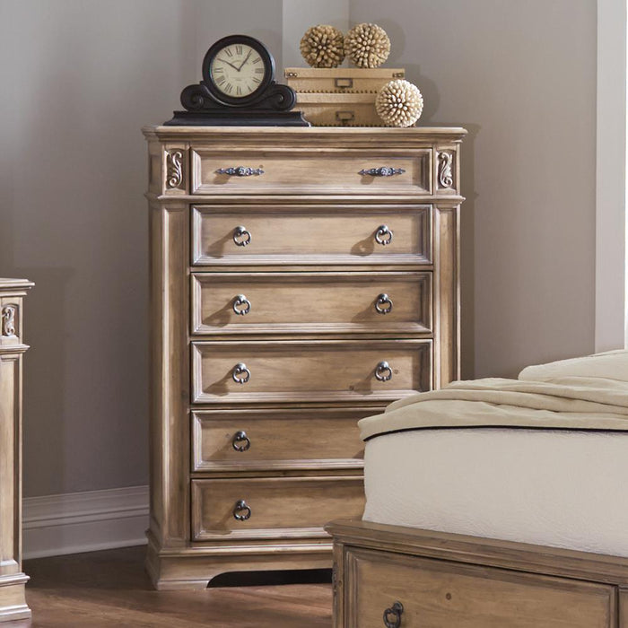 Ilana Traditional Six-Drawer Chest image