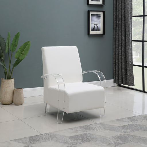 2071-ACC Solid Acrylic Accent Chair w/ PVC Upholstery image