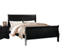 Louis Philippe Black Full Bed image