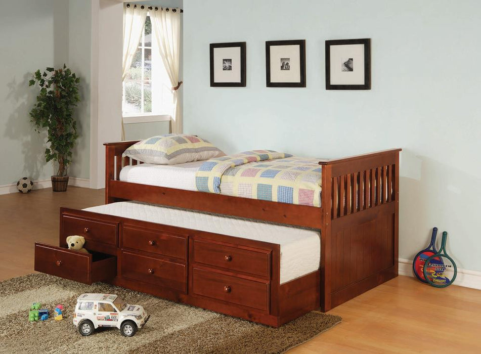 Transitional Cherry Twin Daybed image