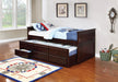 Transitional Cappuccino Twin Daybed with Trundle image