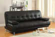 G300205 Contemporary Black and Chrome Sofa Bed image