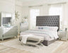 Camille Grey Upholstered King Bed image