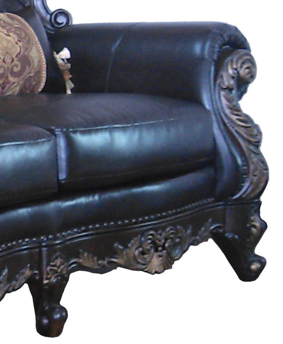 Britney Traditional Style Sofa in Cherry finish Wood