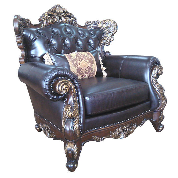 Britney Traditional Style Chair in Cherry finish Wood