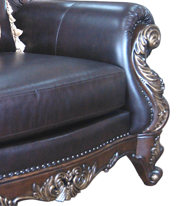 Britney Traditional Style Chair in Cherry finish Wood