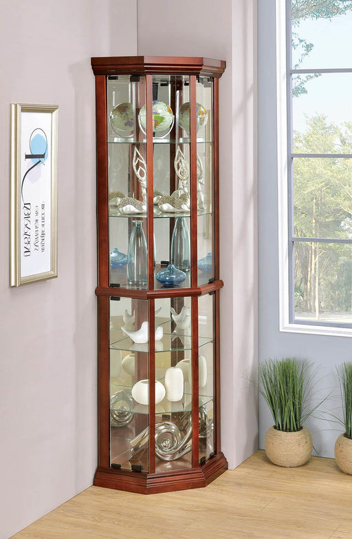 Traditional Medium Brown Curio Cabinet image
