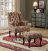 Queen Anne Light Brown Accent Chair image
