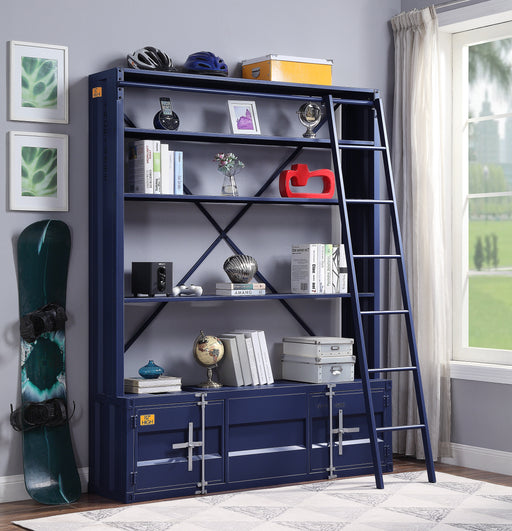 Cargo Blue Bookshelf & Ladder image