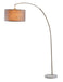 Cagney Antique Brass & Marble Floor Lamp image
