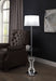 Melinda Clear Acrylic & Chrome Floor Lamp image