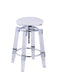 4038-AS Contemporary Rotation-Adjustable Stool w/ Upholstered Seat image