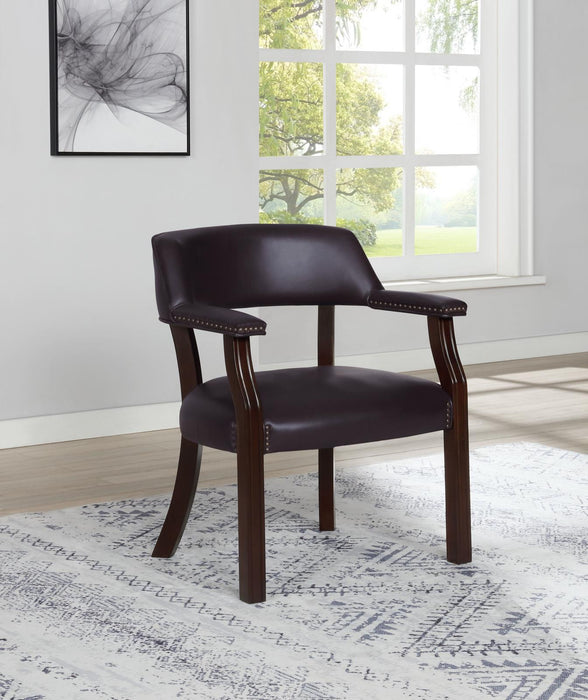 Modern Burgundy Guest Chair image