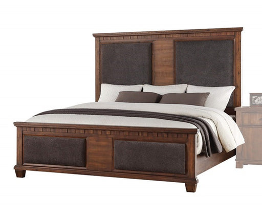 Acme Furniture Vibia King Panel Bed in Cherry Oak 27157EK image