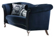 Acme Furniture Jaborosa Loveseat with 2 Pillows in Blue 50345 image