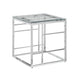 5073-OCC 20" Square Glass Top w/ Ladder Style Frame image