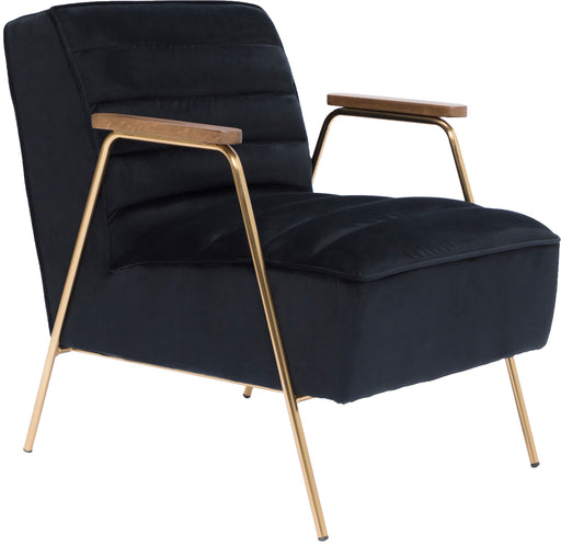 Woodford Black Velvet Accent Chair image