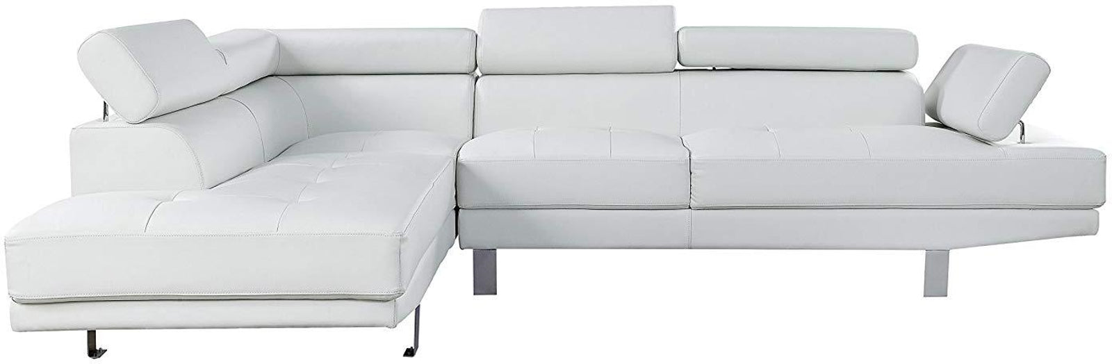 Acme Furniture Connor Sectional Sofa Set in Cream 52645 image