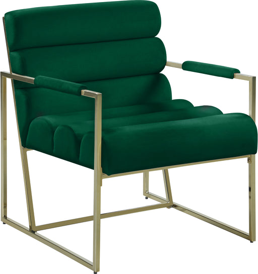 Wayne Green Velvet Accent Chair image
