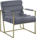 Wayne Grey Velvet Accent Chair image