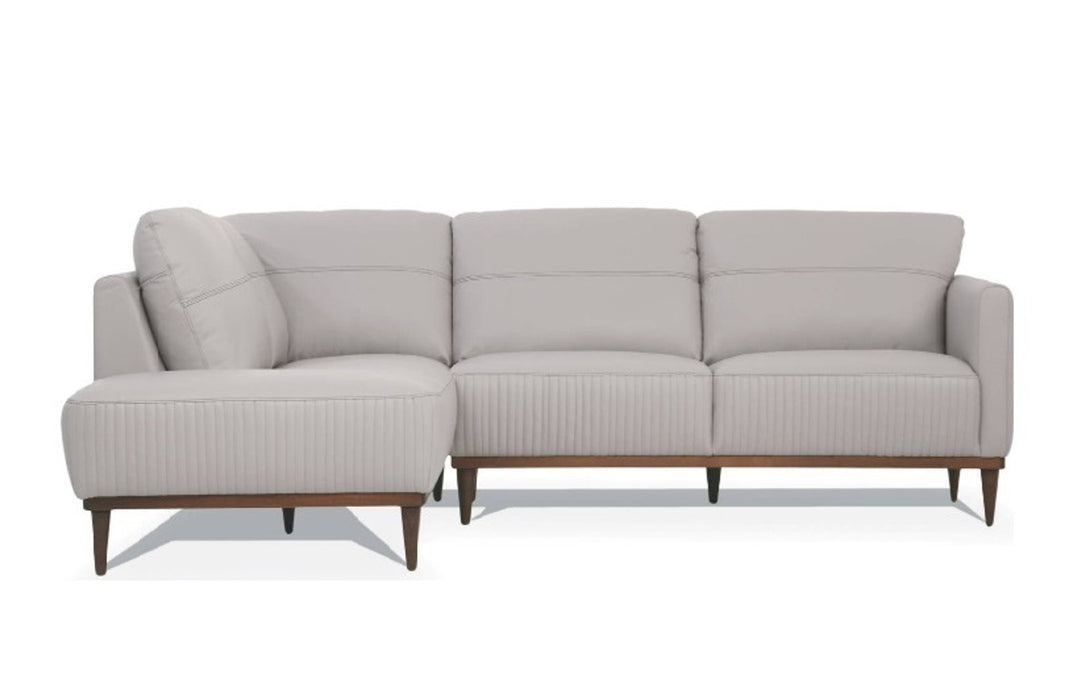 Acme Tampa Sectional Sofa in Pearl Gray 54990 image
